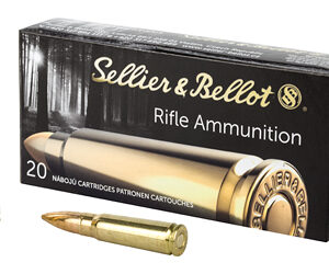 Sellier & Bellot Rifle 762X39 124 Grain Full Metal Jacket Non-Magnetic Projectile 20 Round Box SB76239A