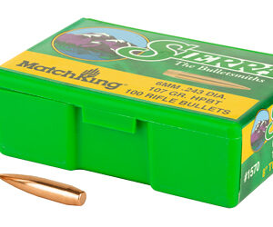 Sierra Bullets – Reloading MatchKing .243 Diameter 6MM/243 Winchester 107 Grain Boat Tail Hollow Point 100 Count 1570
