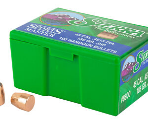 Sierra Bullets – Reloading Sports Master .355 Diameter 9MM 95 Grain Jacketed Hollow Point 100 Count 8100