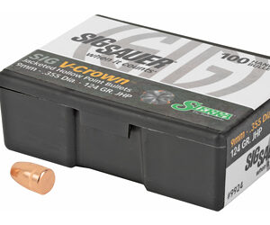 Sierra Bullets – Reloading V-Crown .355 Diameter 9MM 124 Grain Jacketed Hollow Point 100 Count 9924