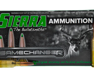 Sierra Bullets GameChanger 6MM Creedmoor 100Gr Tipped GameKing 20 Round Box A4110--04