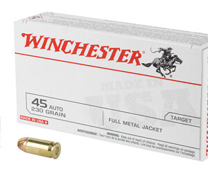 Winchester Ammunition USA 45ACP 230 Grain Full Metal Jacket 50 Round Box Q4170