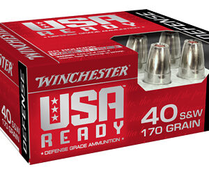 Winchester Ammunition USA Ready 40 S&W 155Gr Hex-Vent Hollow Point 20 Round Box RED40HP