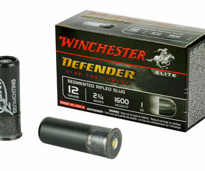 Winchester Ammunition Defender Supreme Elite 12 Gauge 2.75" 1 oz. Segmenting Slug 10 Round Box S12PDX1S