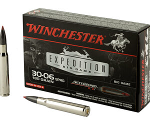 Winchester Ammunition Expedition Big Game 30-06 180 Grain AccuBond CT 20 Round Box S3006CT