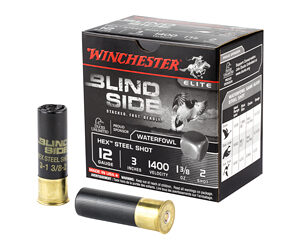 Winchester Ammunition Blind Side 12 Gauge 3" 1.375 oz. Hex Shot Lead Free 25 Round Box SBS1232