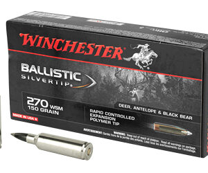 Winchester Ammunition Supreme 270WSM 150 Grain Supreme Ballistic Silvertip 20 Round Box SBST2705A