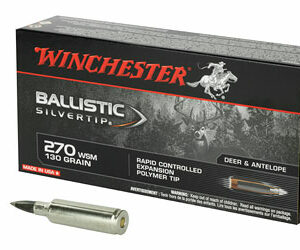 Winchester Ammunition Supreme 270WSM 130 Grain Supreme Ballistic Silvertip 20 Round Box SBST2705