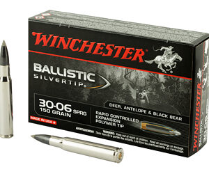 Winchester Ammunition Ballistic Silvertip 30-06 150 Grain 20 Round Box SBST3006