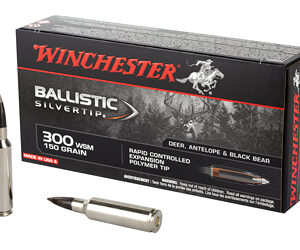 Winchester Ammunition Ballistic Silvertip 300WSM 150 Grain 20 Round Box SBST300S
