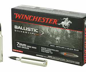 Winchester Ammunition Ballistic Silvertip 7MM REM 150 Grain 20 Round Box SBST7
