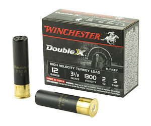 Winchester Ammunition Double X High Velocity Turkey 12 Gauge 3.5" #5 2oz Shotshell 10 Round Box STH12355