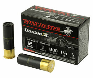 Winchester Ammunition Double X High Velocity Turkey 12 Gauge 3" #5 1.75oz Shotshell 10 Round Box STH1235