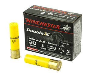 Winchester Ammunition Double X High Velocity Turkey 20 Gauge 3" #5 1-5/16 oz. Shotshell 10 Round Box STH2035