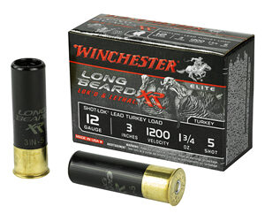 Winchester Ammunition Long Beard XR 12 Gauge 3" Chamber #5 1.75 oz Shotshell Shot-Lok with Lead Shot 10 Round Box STLB1235