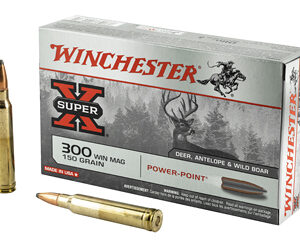 Winchester Ammunition Super-X 300 WIN MAG 150 Grain Power Point 20 Round Box X30WM1