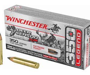 Winchester Ammunition Deer Season XP 350 Legend 150 Grain Extreme Point Poly Tip 20 Round Box X350DS