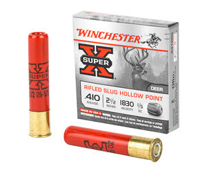 Winchester Ammunition Super-X 410 Gauge 2.5" 0.20 oz. Slug 5 Round Box X41RS5