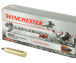 Winchester Ammunition Deer Season 450 BUSHMASTER 250 Grain Poly Tip 20 Round Box X450DS