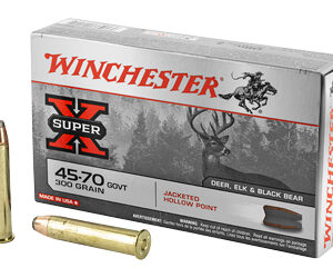 Winchester Ammunition Super-X 45-70 Government 300 Grain Jacketed Hollow Point 20 Round Box X4570H