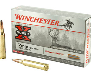 Winchester Ammunition Super-X 7MM REM 150 Grain Power Point 20 Round Box X7MMR1