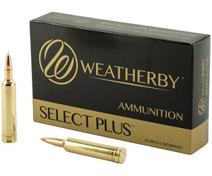 Weatherby Select Plus Ammunition 257 Weatherby Magnum 110 Grain Nosler AccuBond 20 Round Box N257110ACB