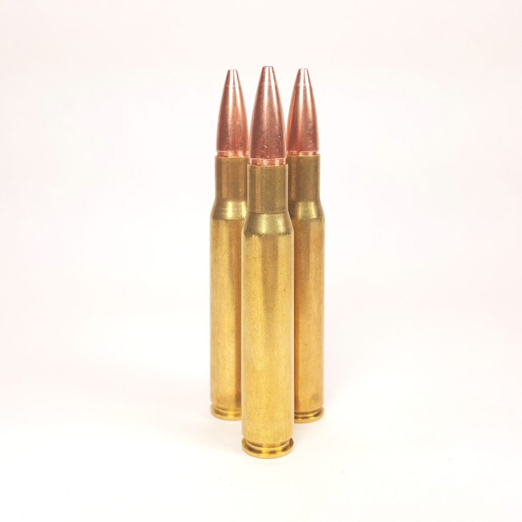 30-06 ammunition with Barnes TSX Boat tail bullets