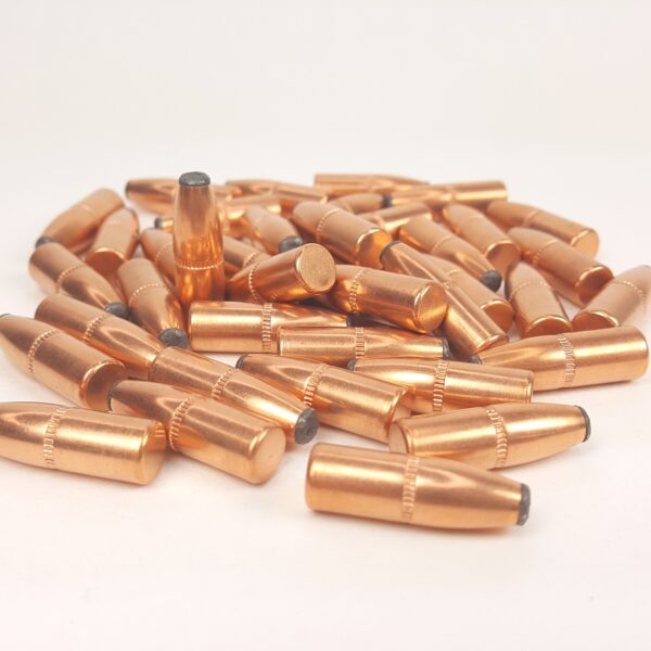 170 Grain 30-30 Bullets – Reloading .308 Diameter 30 Caliber Bullets – Reloading Gold Country RazorBack Serrated Copper Jacket Flat Nose Bullets – Reloading 100 Count ~ Made in USA ~