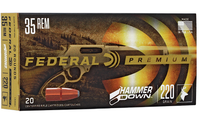 Federal Premium  HammerDown  35 Remington  220 Grain  Soft Point  20 Round Box  Designed for Lever Action Rifles LG35R1