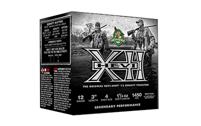 HEVI-Shot HEVI-SHOT  Hevi XII  20 Gauge 3"  #4  7/8 oz.  Lead  25 Round Box HS52204