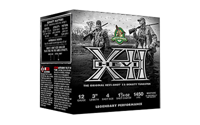HEVI-Shot HEVI-SHOT  Hevi XII  20 Gauge 3"  #6  1 1/4 oz  Lead  25 Round Box HS53206