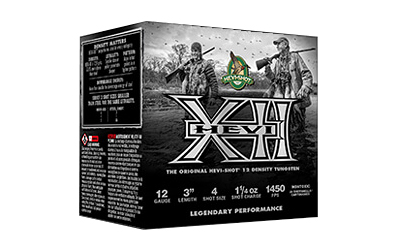 HEVI-Shot HEVI-SHOT  Hevi XII  12 Gauge 3"  #6  1 1/4 oz  Lead  25 Round Box HS53306
