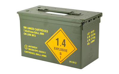 Magtech 7.62 x 51mm  147GR  Full Metal Jacket  500 rounds  Linked 762A-linked