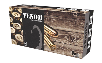 Maxim Defense Industries Venom  9MM  115 Grain  Full Metal Jacket  50 Round Box MXM-48350