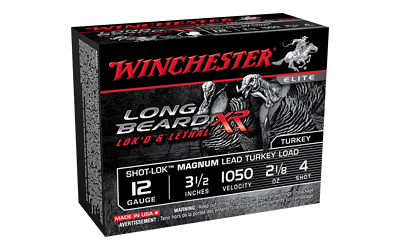 Winchester Ammunition Long Beard XR  12 Gauge 3.5"  #4  2 1/8 oz.  10 Round Box STLB12LM4