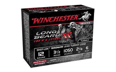 Winchester Ammunition Long Beard XR  12 Gauge 3.5"  #6  2 1/8 oz.  10 Round Box STLB12LM6