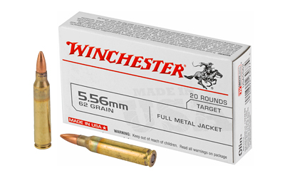 Winchester Ammunition USA  556NATO  62Gr  Full Metal Jacket  20 Round Box USA5562