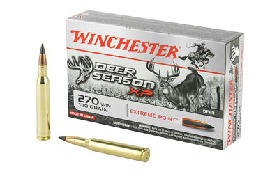 Winchester Ammunition Deer Season  270 Win  130 Grain  Extreme Point Polymer Tip  20 Round Box X270DS
