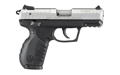Ruger SR22 22LR 3.5" Silver Cerakote Finish 10 Rounds