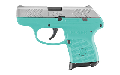Ruger LCP 380ACP 2.75" Turquoise/Nickel 6 Round