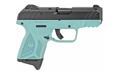 Ruger SEC9 CMP 9MM 3.42" Turquoise/Black 10 Rounds