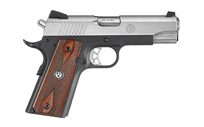 Ruger SR1911 45ACP 4.25" Anodized Frame and Low-Glare Stainless Slide 7 Rounds