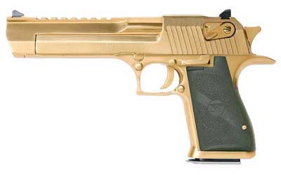 DE MK19 50AE 6" 7RD GOLD/TITANIUM