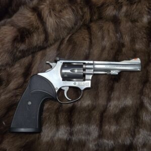 Smith & Wesson Model 63 Stainless .22 LR Kit Gun — Pre-Lock, Pinned Barrel