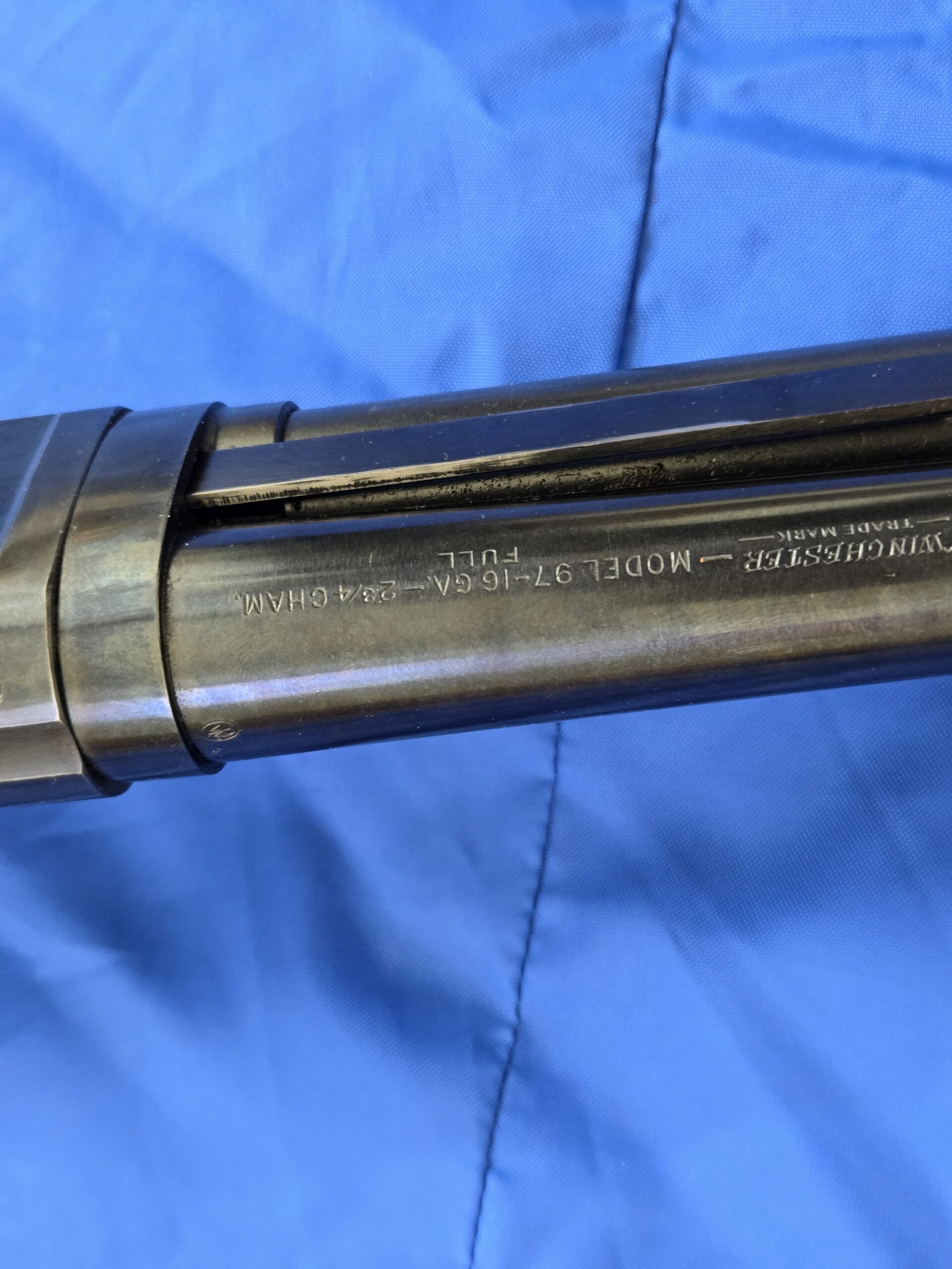 Where Frontier Reliability Still Breathes — Winchester Model 97 Pump Shotgun, 16 Gauge (28" Barrel, Full + Adjustable Choke) - Image 5