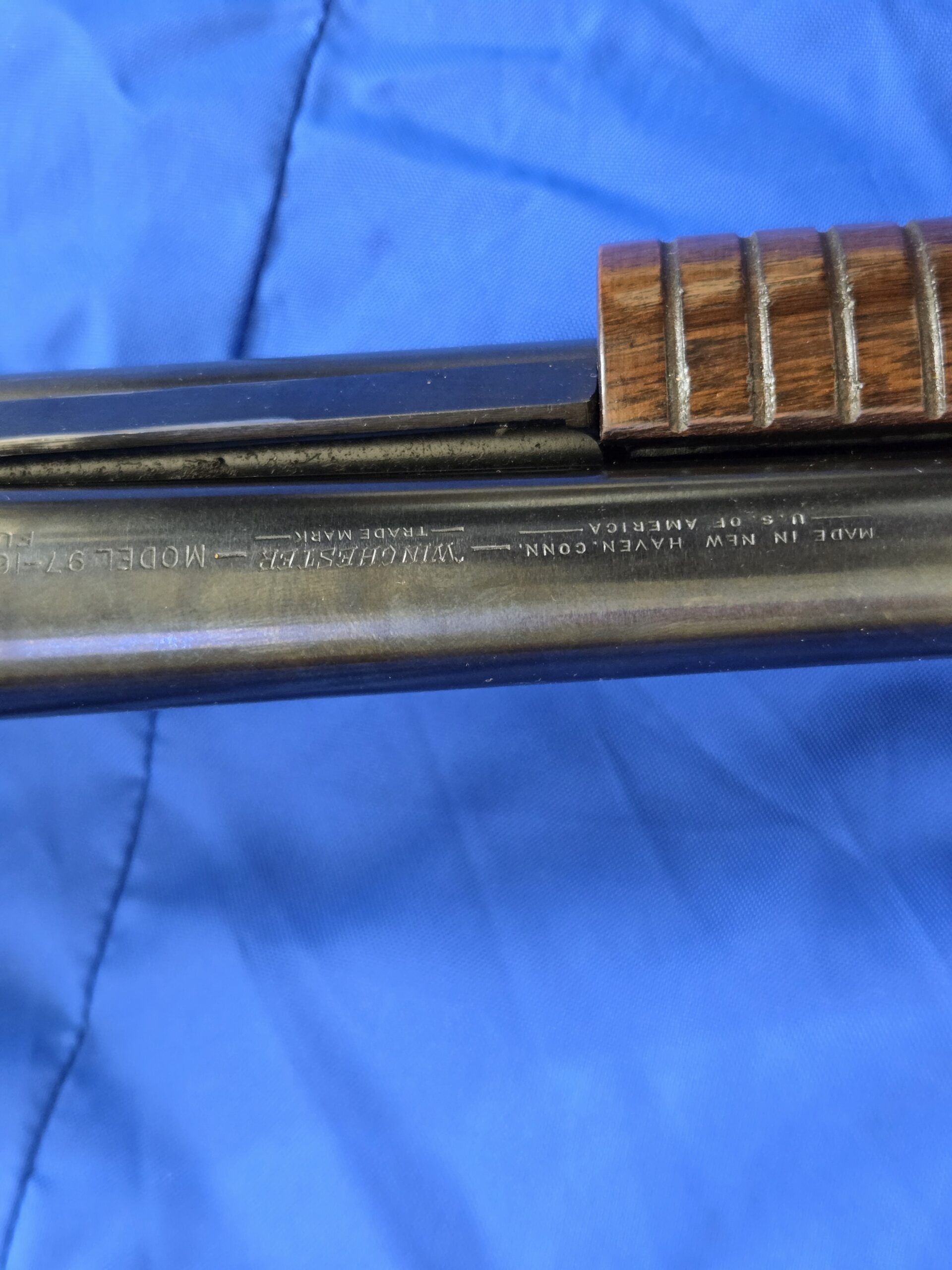 Where Frontier Reliability Still Breathes — Winchester Model 97 Pump Shotgun, 16 Gauge (28" Barrel, Full + Adjustable Choke) - Image 4