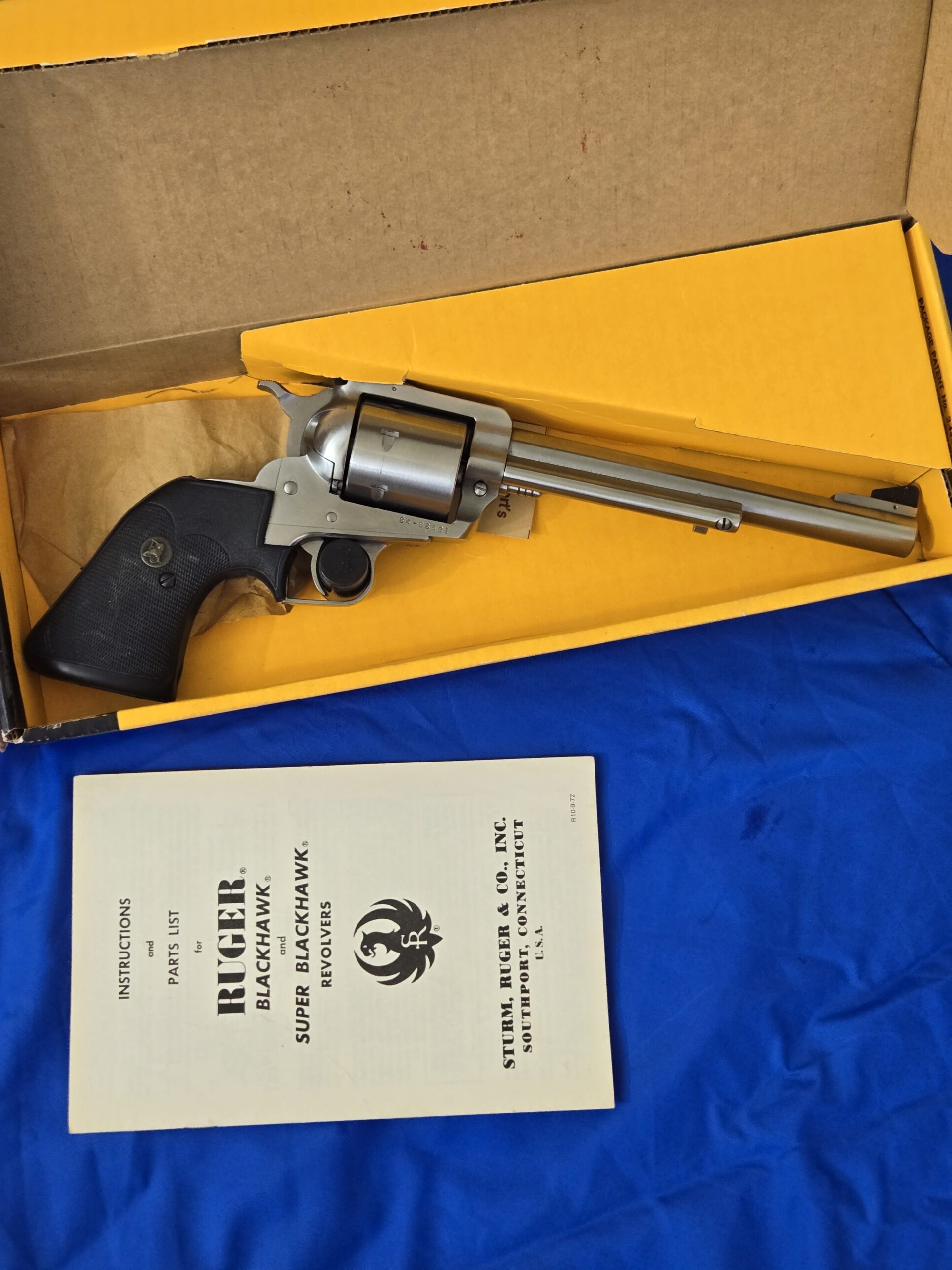 The Frontier Still Speaks — Ruger Super Blackhawk .44 Magnum (7.5" Brushed Stainless, Box & Papers)