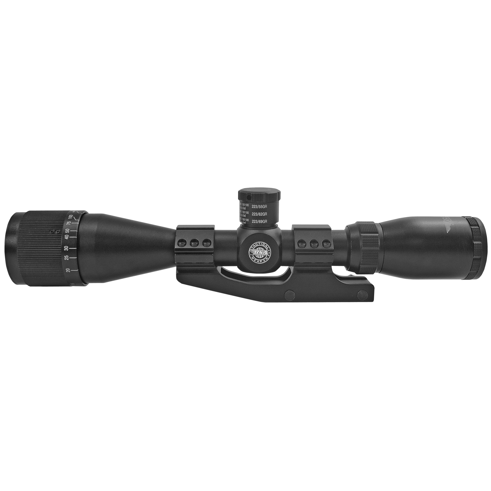 The Baseline Tool — BSA Tactical Weapon 3–12×40 Rifle Scope (Mil-Dot, 1″ Tube) - Image 2