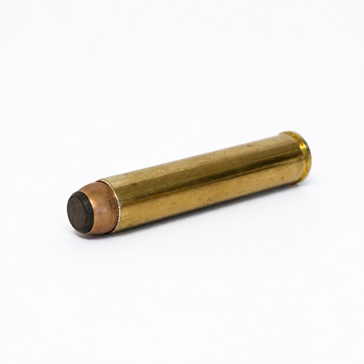 Gold Country 444 Marlin 300-grain Rhino flat-nose loaded ammunition — single-cartridge detail