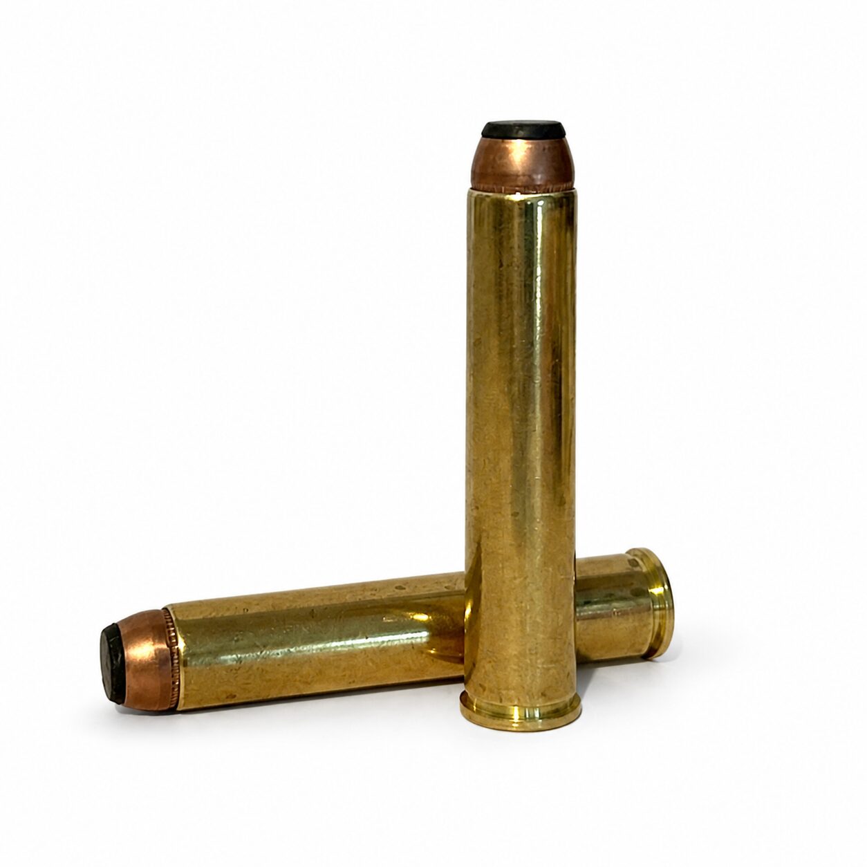 Gold Country 444 Marlin 265-grain Rhino flat-nose loaded ammunition — three-cartridge arrangement